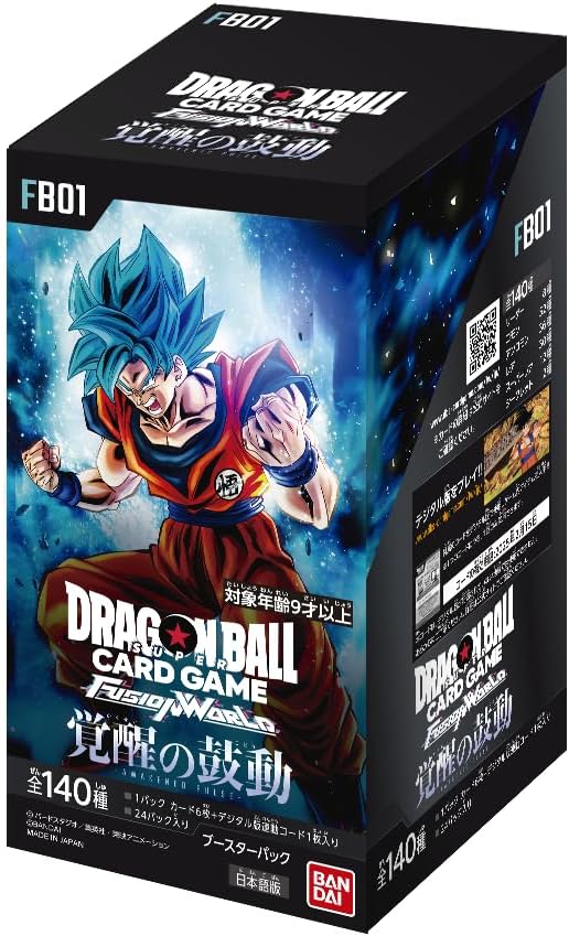 [JPN][NEW] Bandai (BANDAI) Dragon Ball Super Card Game Fusion World Booster Pack, Beat of Awakening [FB01] (Box) 24 Pack