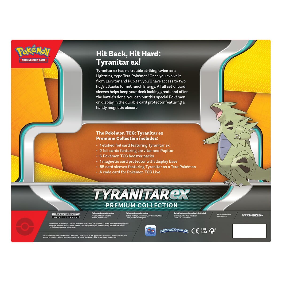 [ENG][NEW] Pokemon Trading Card Game: Tyranitar ex Premium Collection